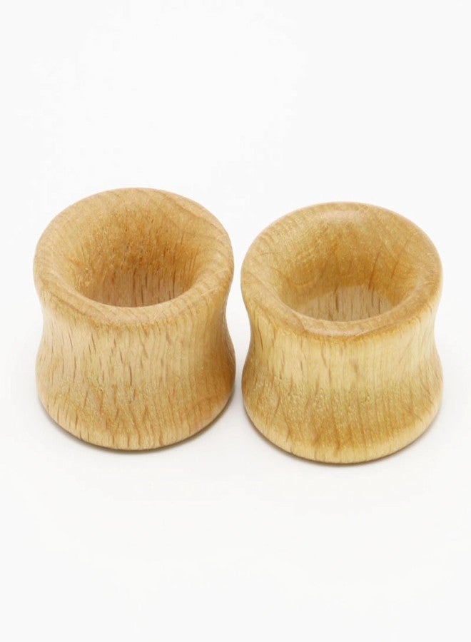 Decentraland Log Color Wood Ear Gauges Vintage Wooden Ring Body Piercings Gauge Ear Plugs Tunnels 3/4"(20mm) - Image 4